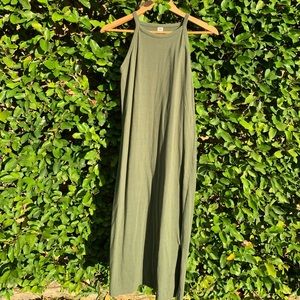 Olive maxi dress